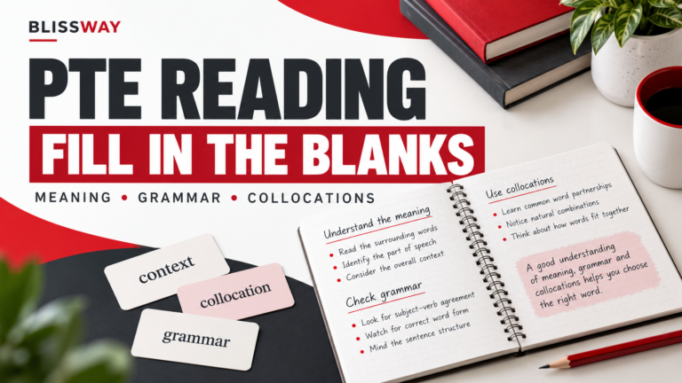 PTE Reading Fill in the Blanks: Use Meaning, Grammar and Collocations Together