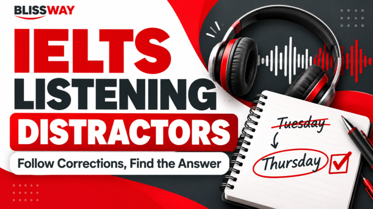 IELTS Listening Distractors: Follow Corrections and Find the Right Answer