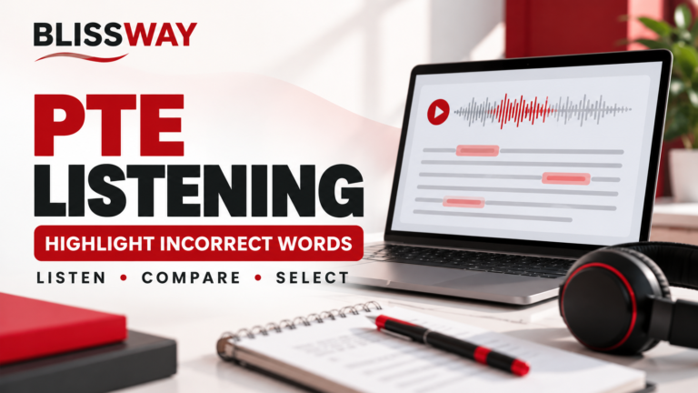 PTE Highlight Incorrect Words: Listen, Compare and Select with Care