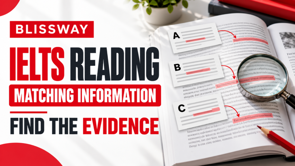 IELTS Reading Matching Information: Find the Evidence, Not Just a Familiar Word