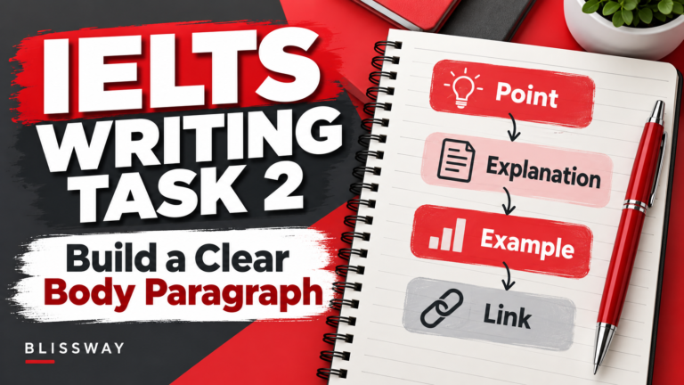 IELTS Writing Task 2: How to Develop a Clear Body Paragraph