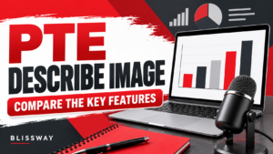 PTE Describe Image practice: compare key features, Blissway